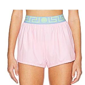 Vita Swim Shorts in Pastel Pink, Pastel Blue, & Yellow
VERSACE